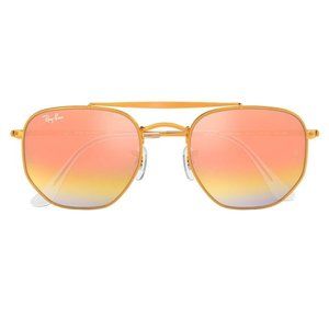 Ray Ban Hexagonal Sunglasses w/ Pink Gradient